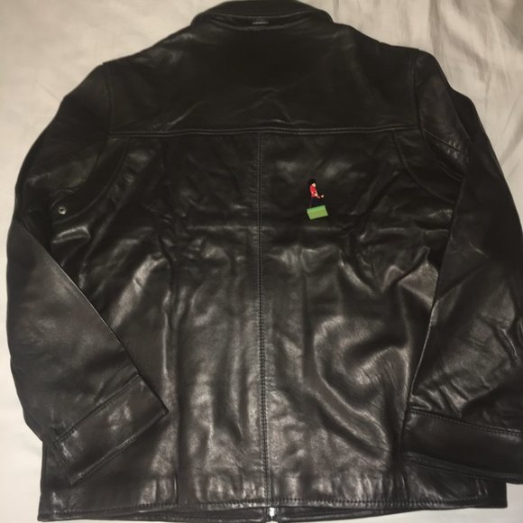 NEW Hugo Boss $895 Napa Lambskin Black Leather Jacket Men's Size 42R - Picture 6 of 7